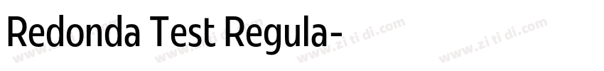 Redonda Test Regula字体转换